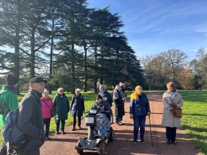 Churn Project participants enjoying a walk at Westonbirt Arboretum